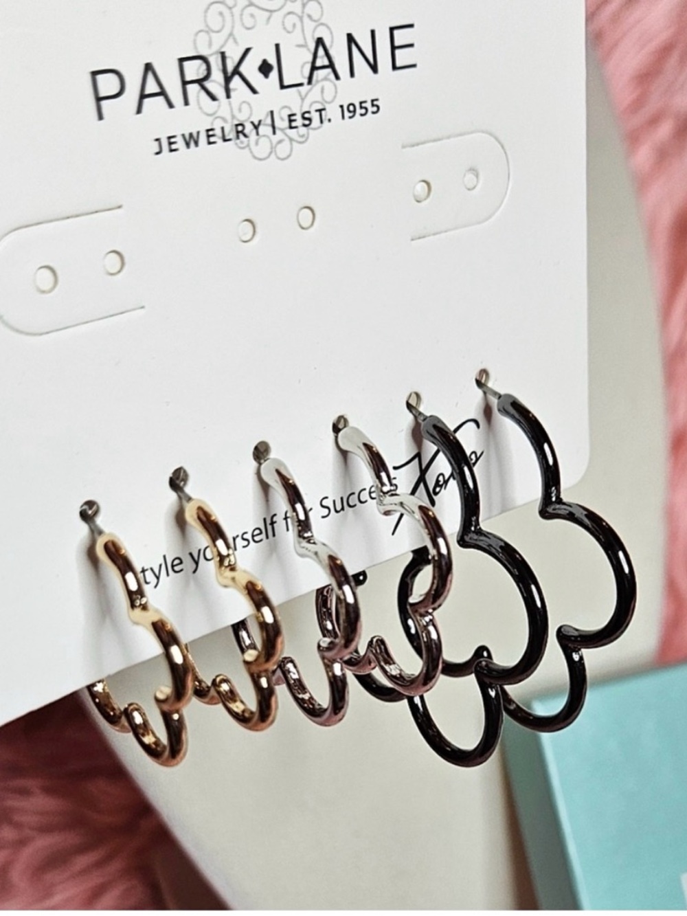 NWT SET - Park Lane Carmelia Earrings in Gold, Silver, Hematite